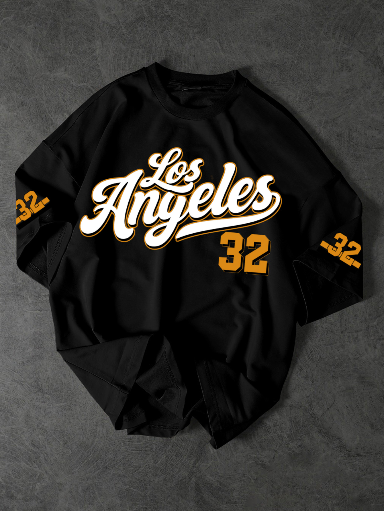Vintage Fashion La - Vintage LA 32 Basketball Streetwear Graphic