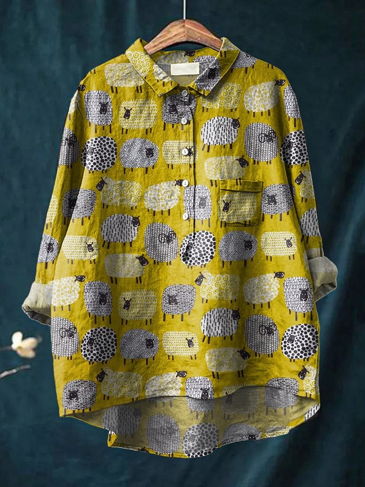 Vintage Lovely Sheep Art Patte - đánh giá và giá Vintage Fashion Jersey
